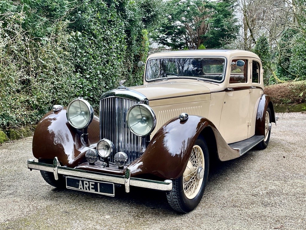 1937 BENTLEY 4 1/4 Derby Park Ward overdrive Sporting Saloon, foto 2