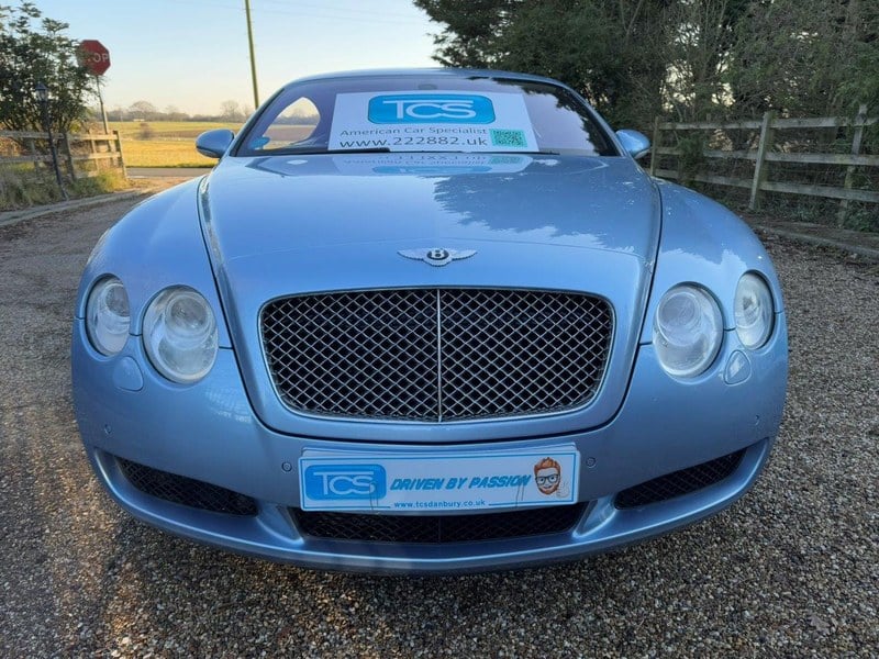 GT W12 Coupe in Silverlake with Beige & Navy interior