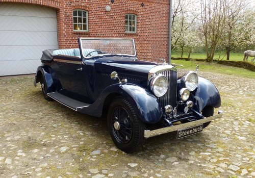 1934 Bentley 3 1/2 Litre - MATCHING NUMBERS - Three Pos. Cabrio For Sale