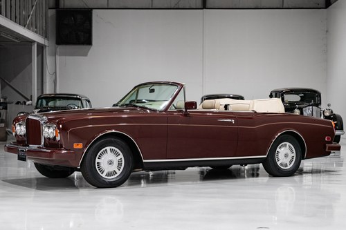 1987 BENTLEY CONTINENTAL CONVERTIBLE (ONLY 2,042 MILES) SOLD