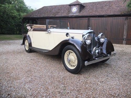 1934 3 1/2 Litre Derby Bentley DHC VENDU