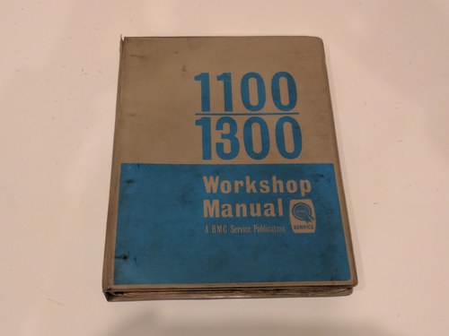 BMC 1100/1300 Orignal Workshop Manual In vendita