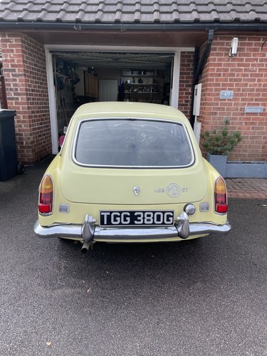 1969 MGB GT - Primrose Yellow For Sale