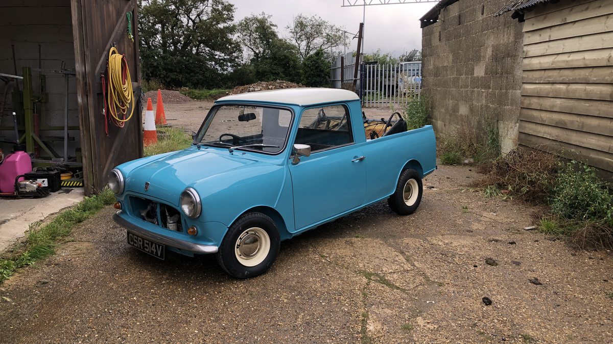 1980 BMC Mini Pickup Blue Manual, 4 speed Right Hand Drive in Ware ...