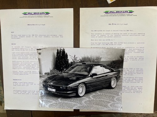1990 BMW Alpina B12 5.0 Coupé