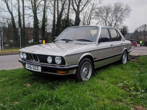 1986 BMW E28 520i Manual For Sale