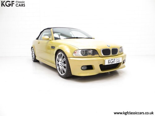 2001 A Phenomenal BMW E46 M3 Convertible with 31,509 Miles SOLD