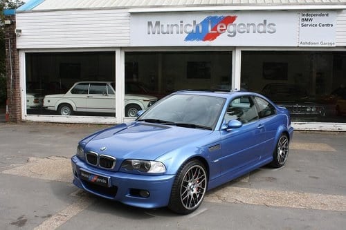 2004 BMW E46 M3 with warranty VERKOCHT