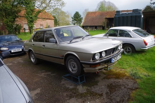 1985 BMW 528i E28 Needs Gearbox rebuild and TLC For Sale