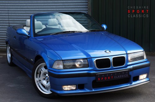 1999 BMW E36 M3 Evo Cab, 97k, Estoril, Grey Leather, Air Con, HK, SOLD