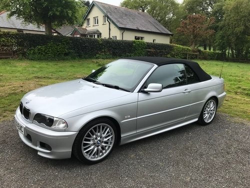 2003 BMW 320CI M SPORT CONVERTIBLE SILVER 46K STUNNING!! For Sale