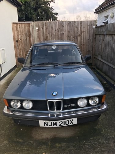 1981 BMW E21 323i For Sale