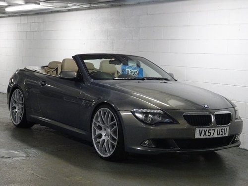 2007  BMW 6 Series 3.0 635d Sport Auto 2dr CONVERTIBLE + HUGE SPE For Sale