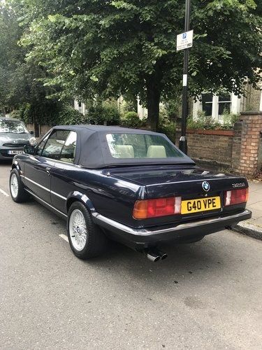 1990 BMW E30 325i Cabriolet In vendita
