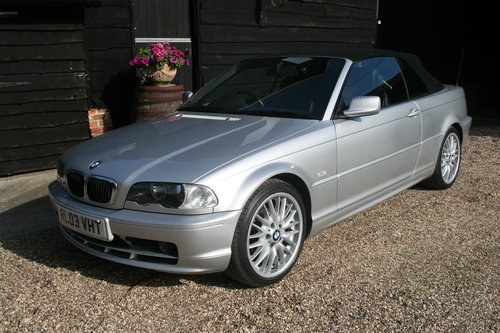 2003 RARE LOW MILEAGE AUTOMATIC BMW 318 SPORT CONVERTIBLE  For Sale