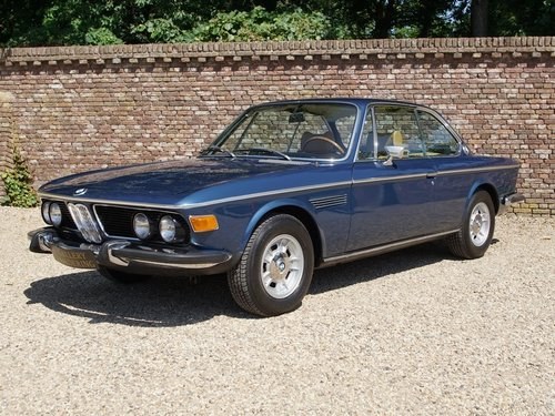 1973 BMW 3.0 CS only 779 made, 65.205 miles from new, only two ow For Sale