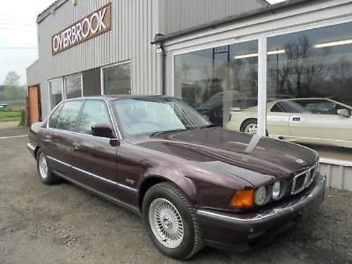 Unregistered 1991 BMW 750iL 3,515 miles from new For Sale