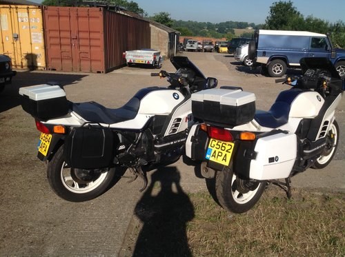 1990 Offers required for 2 classic  BMW K100 RS SOLD