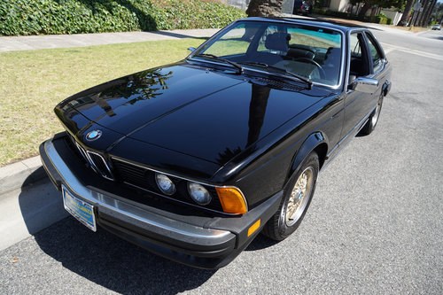 Orig CA 2 Owner 1985 BMW 635 CSi with 72K original miles VENDU