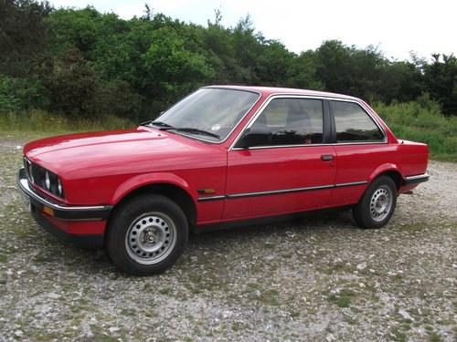 BMW-318i-E30-1987-Saloon Zinnabar Red For Sale