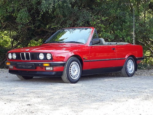 1987 GORGEOUS LOW MILEAGE BMW 325I CONVERTIBLE SOLD