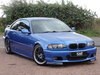 BMW E46 330ci Clubsport, Manual, 2002 / 02 Reg, Estoril Blue VENDUTO