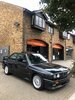 BMW E30 M3 215 BHP 1990 (G) BLACK In vendita