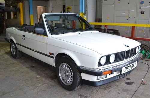 1986 325i Convertible - Barns Sandown Pk Tues 11th December 2018 For Sale by Auction