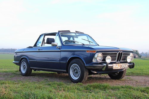 1972 BMW 2002 BAUR Cabriolet - on The Market For Sale by Auction