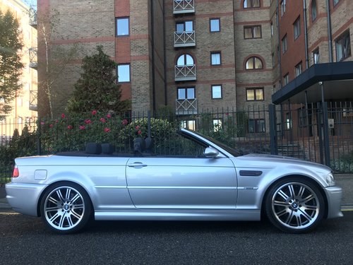 2005 IMPECCABLE LOW MILEAGE M3 E46 MANUAL WITH FSH and 33,000m For Sale