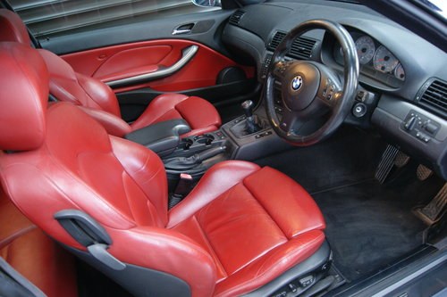 2004 Excellent BMW M3  Red leather Manual box In vendita