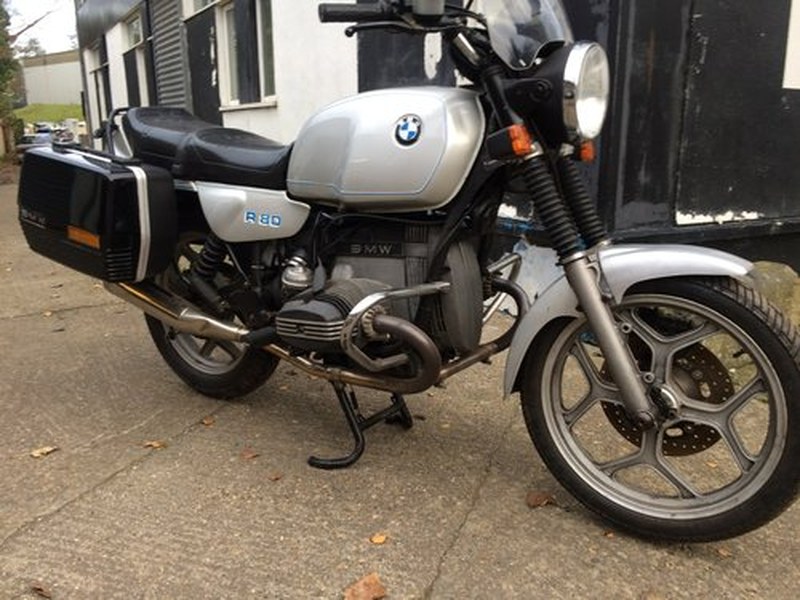BMW R80, ultra low mileage.