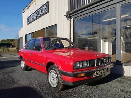 1986 BMW 320 MANUAL E30 GENUINE 8,688 MILES FROM NEW 1 OWNER For Sale