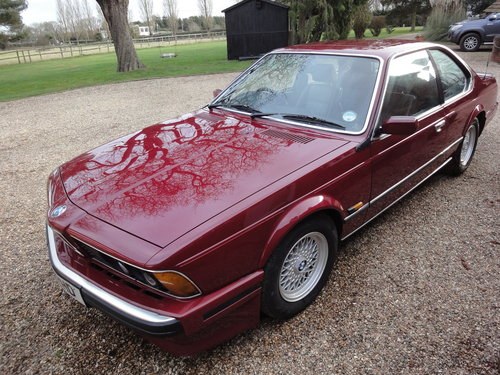 1989  Rare Colour BMW CSI Highline in Wine Red For Sale