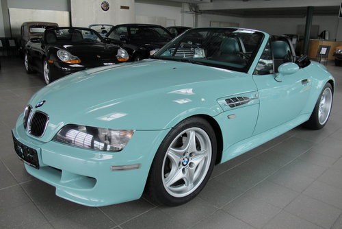 1998 BMW Z3M Roadster-Special Paint 'Turquoise Green'-45.720 km For Sale