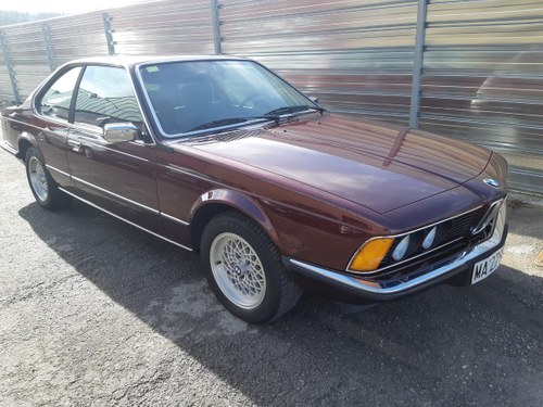 1984 BMW 628 csi 5 SPEED. 61 K MILES...CONCOURS LHD VENDUTO
