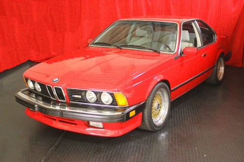 1987 BMW M6 Coupe = Manual  Red(~)Ivory  79k miles  $60k For Sale