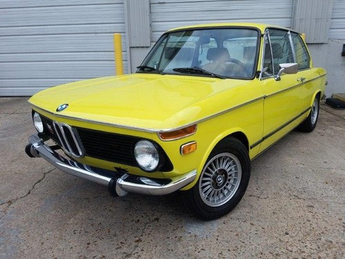 1976 BMW 2002 Golf Yellow For Sale