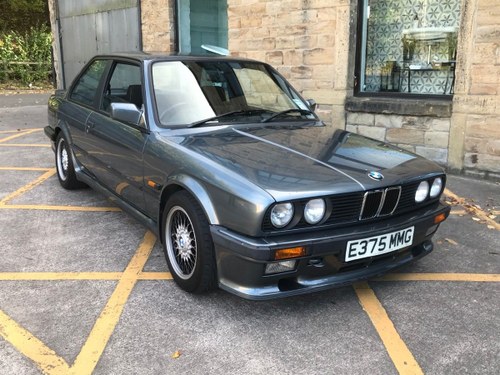 1987 BMW 325i M-Tech I Sport Dolphin Grey E30 Till salu