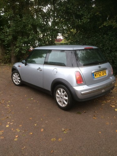 2003 Great first car BMW Mini 1.6 one in Silver For Sale