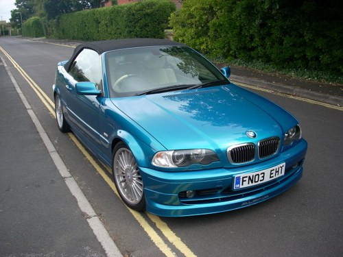 2003 Low mileage alpina 3.4s convertible cat "d" SOLD
