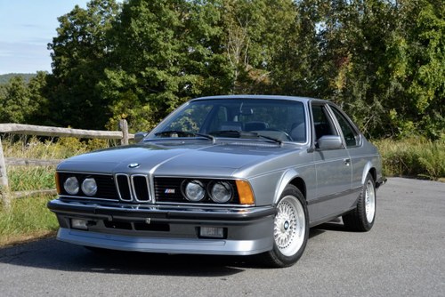 1985 BMW M6 Euro-specs All Blue Manual Sunroof  $58.9k For Sale