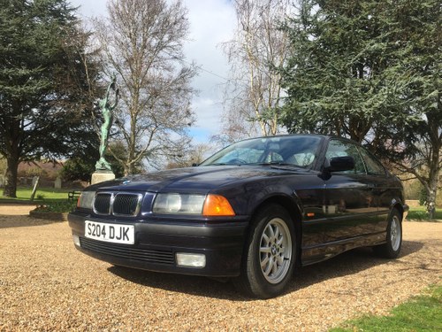 BMW E36 318Is Coupe 1998 1 Prior Owner VENDUTO