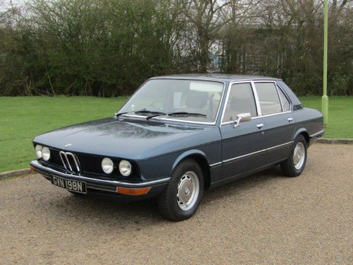 1975 BMW E12 520 Auto at ACA 13th April For Sale