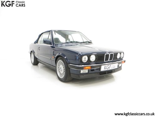1990 A Stunning Pre-Facelift BMW E30 325i Convertible SOLD