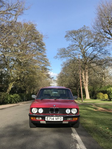 1988 BMW E28 518i Lux Manual - Zinnobar Red For Sale