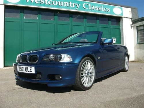 2001 BMW 330Ci Convertible, 68k, Lovely car SOLD