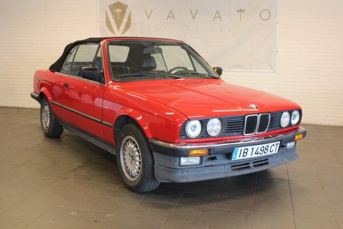 BMW 325i convertible, 1987 For Sale by Auction