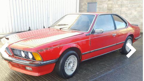 1985 BMW 628 CSI - project In vendita