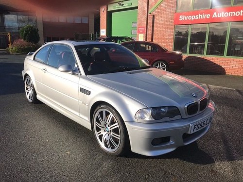 2005 RARE MANUAL E46 BMW M3 3.2 COUPE - RED LEATHER - 3 F/KEEPERS VERKOCHT